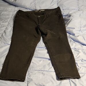 Torrid perfect Skinny Ankle Vintage Stretch Jeans Black Size 22T